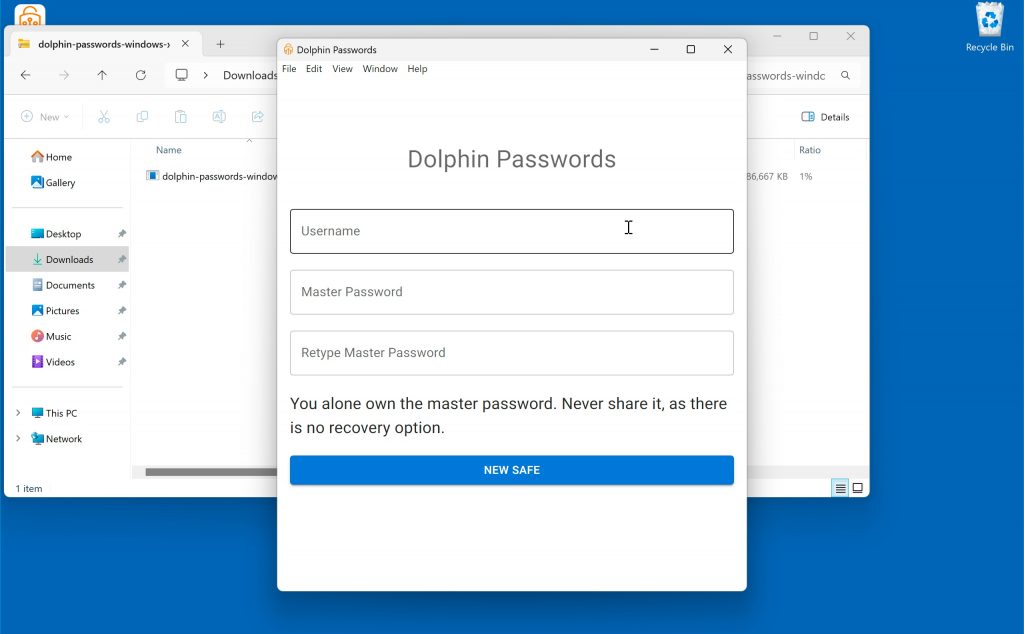 Dolphin Passwords Input Master Passwords